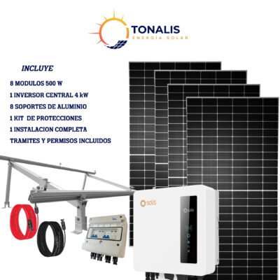 Paquetes solar ON GRID